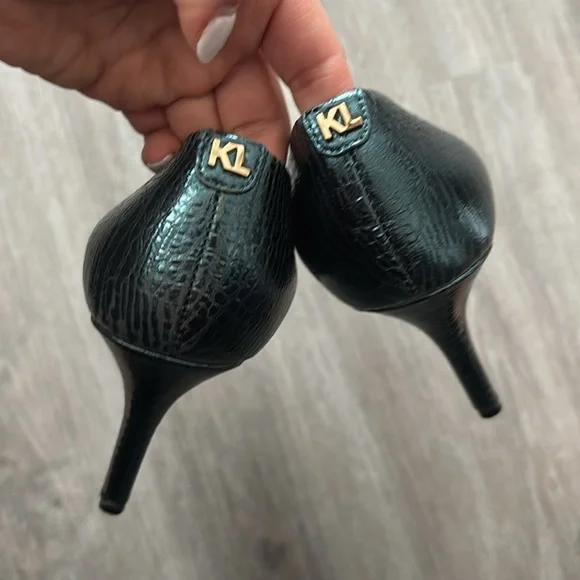 Karl Lagerfeld Paris Royale Pointed Toe pumps Sz 8.5 - Picture 7 of 11